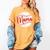 Mama Baseball Mom Women's Comfort Colors T-Shirt Mustard