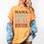 Mama Mommy Mom Bruh Baseball Mom Life Women's Comfort Colors T-Shirt Mustard Mama Mommy Mom Bruh Baseball Mom Life Women's Comfort Colors T-Shirt Mustard
