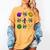 Mardi Gras Baseball Coquette Bow Fat Tuesday Parade Girls Women's Comfort Colors T-Shirt Mustard Mardi Gras Baseball Coquette Bow Fat Tuesday Parade Girls Women's Comfort Colors T-Shirt Mustard