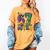 Mardi Gras Six Seven Baseball Drip Number 6 7 Meme Women's Comfort Colors T-Shirt Mustard