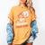 Mask On Fear Gone Baseball Catcher Softball Women's Comfort Colors T-Shirt Mustard