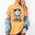 Melting Slime Sprinkle Baseball Mascot With Bat Women's Comfort Colors T-Shirt Mustard