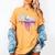 Mom Baseball Ice Cream Drip Birthday Boy Family Women's Comfort Colors T-Shirt Mustard