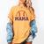 Mom Of Rookie 1st Birthday Baseball Boy Family Matching Women's Comfort Colors T-Shirt Mustard Mom Of Rookie 1st Birthday Baseball Boy Family Matching Women's Comfort Colors T-Shirt Mustard