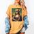 Mona Lisa Baseball Trending Aesthetic Streetwear Women's Comfort Colors T-Shirt Mustard Mona Lisa Baseball Trending Aesthetic Streetwear Women's Comfort Colors T-Shirt Mustard