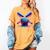 Neon Dripping Baseball And Bats Colorful Sports Art Women's Comfort Colors T-Shirt Mustard