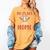 No Place Like Home Baseball Mom Kids Family Fun Women's Comfort Colors T-Shirt Mustard