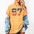 Number 67 USA Raglan Baseball Tee Women's Comfort Colors T-Shirt Mustard