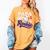 Papa Rookie Of Year 1st Birthday Baseball Theme Matching Women's Comfort Colors T-Shirt Mustard Papa Rookie Of Year 1st Birthday Baseball Theme Matching Women's Comfort Colors T-Shirt Mustard