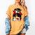 Peruvian Baseball Mom Peru Flag Baseball Girl Women's Comfort Colors T-Shirt Mustard Peruvian Baseball Mom Peru Flag Baseball Girl Women's Comfort Colors T-Shirt Mustard