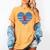 Primitive Patriotic American Baseball Mom Softball Dingers Women's Comfort Colors T-Shirt Mustard Primitive Patriotic American Baseball Mom Softball Dingers Women's Comfort Colors T-Shirt Mustard