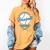 Professional Baseball Mom Team Sports Women's Comfort Colors T-Shirt Mustard