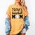 Proud Sports Mom Travel Baseball Mom For Game Day Women's Comfort Colors T-Shirt Mustard Proud Sports Mom Travel Baseball Mom For Game Day Women's Comfort Colors T-Shirt Mustard