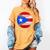 Puerto Rico Baseball Flag Boricua Beisbol Fan Gear Women's Comfort Colors T-Shirt Mustard Puerto Rico Baseball Flag Boricua Beisbol Fan Gear Women's Comfort Colors T-Shirt Mustard