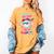 Respect The Drip Baseball Bat Sunglasses Mascot Women's Comfort Colors T-Shirt Mustard Respect The Drip Baseball Bat Sunglasses Mascot Women's Comfort Colors T-Shirt Mustard