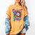 Respect The Drip Baseball Drip Glove Youth Boys Girls Player Women's Comfort Colors T-Shirt Mustard