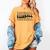 Retro Baseball Mama Groovy Baseball Mom Women's Comfort Colors T-Shirt Mustard Retro Baseball Mama Groovy Baseball Mom Women's Comfort Colors T-Shirt Mustard
