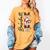 Retro Baseball Mom Mama Baseball Life Softball Life Game Day Women's Comfort Colors T-Shirt Mustard