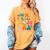 Retro Groovy In My Baseball Mom Era Happy Women Premium Women's Comfort Colors T-Shirt Mustard
