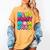 Retro Mama Mommy Mom Bruh Baseball Women Girls Women's Comfort Colors T-Shirt Mustard