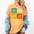 Retro Style Baseball Lover Playing Men Women Kids Baseball Women's Comfort Colors T-Shirt Mustard Retro Style Baseball Lover Playing Men Women Kids Baseball Women's Comfort Colors T-Shirt Mustard