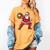 Santa Playing Baseball Baseball Lover Baseballer Xmas Women's Comfort Colors T-Shirt Mustard