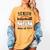 Senior Baseball Mom Class Of 2024 High School College Sports Women's Comfort Colors T-Shirt Mustard