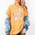 Senior Dad Class Of 2026 Graduate Baseball 2026 Graduation Women's Comfort Colors T-Shirt Mustard