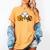 Shamrock Baseball Basketball Football St Patricks Day Women's Comfort Colors T-Shirt Mustard Shamrock Baseball Basketball Football St Patricks Day Women's Comfort Colors T-Shirt Mustard