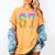 Six Seven Baseball Drip Women's Comfort Colors T-Shirt Mustard Six Seven Baseball Drip Women's Comfort Colors T-Shirt Mustard
