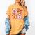 Six Seven Baseball Lover Sports Red Heart Bow Valentine Girl Women's Comfort Colors T-Shirt Mustard Six Seven Baseball Lover Sports Red Heart Bow Valentine Girl Women's Comfort Colors T-Shirt Mustard