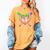 Six Seven Mardi Gras Baseball Sports Party Women's Comfort Colors T-Shirt Mustard