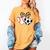 Soccer Baseball Heart Soccer Baseball Mom Women's Comfort Colors T-Shirt Mustard