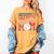 Somebody's Loudmouth Baseball Mom Baseball Women's Comfort Colors T-Shirt Mustard