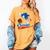 Sonic The Hedgehog Sonic Baseball Est 1991 Women's Comfort Colors T-Shirt Mustard