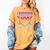 I Survived 100 Days Of School Baseball 100th Day Kids Girls Women's Comfort Colors T-Shirt Mustard