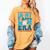In My T-Ball Mom Era Baseball Mom Groovy Mother's Day Raglan Baseball Tee Women's Comfort Colors T-Shirt Mustard