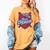 Team Boricua Puerto Rico Baseball Coqui Frog Pava Hat Fan Women's Comfort Colors T-Shirt Mustard