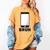 Texted First Bruh Seen Message Valentine's Day Humor Raglan Baseball Tee Women's Comfort Colors T-Shirt Mustard