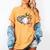 That's My Boy Leopard Heart Baseball Mom Women's Comfort Colors T-Shirt Mustard That's My Boy Leopard Heart Baseball Mom Women's Comfort Colors T-Shirt Mustard