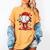 Valentine Baseball Drip Ice Cream Youth Boys Couples Women's Comfort Colors T-Shirt Mustard Valentine Baseball Drip Ice Cream Youth Boys Couples Women's Comfort Colors T-Shirt Mustard