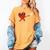 Valentine Baseball Heart Sport Valentines Day Men Boys Kids Women's Comfort Colors T-Shirt Mustard Valentine Baseball Heart Sport Valentines Day Men Boys Kids Women's Comfort Colors T-Shirt Mustard