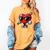Valentines Day Baseball Heart Bat Sunglasses Men Boys Kids Women's Comfort Colors T-Shirt Mustard Valentines Day Baseball Heart Bat Sunglasses Men Boys Kids Women's Comfort Colors T-Shirt Mustard