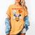 Valentines Day Boys Men Hearts Gaming Football Baseball Love Premium Tri-Blend Women's Comfort Colors T-Shirt Mustard