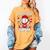 Valentines Day Six Seven Bruh 6 7 Meme Baseball Drip Boys Women's Comfort Colors T-Shirt Mustard
