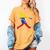 Venezuela Baseball Women's Comfort Colors T-Shirt Mustard Venezuela Baseball Women's Comfort Colors T-Shirt Mustard