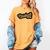 Women's Baseball Softball Baseball Mom Baseball Women's Comfort Colors T-Shirt Mustard