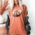 6 7 Six Seven American Baseball Graphic Women's Comfort Colors T-Shirt Yam