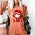 67 Baseball Drip Valentine's Day Women's Comfort Colors T-Shirt Yam 67 Baseball Drip Valentine's Day Women's Comfort Colors T-Shirt Yam