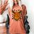 Baseball Drip Ice Cream Dripping Blaze Hunter Orange Camo Women's Comfort Colors T-Shirt Yam